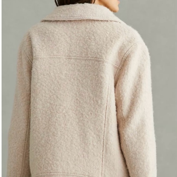 Anthropologie longline Moto Jacket sz m - Picture 2 of 13